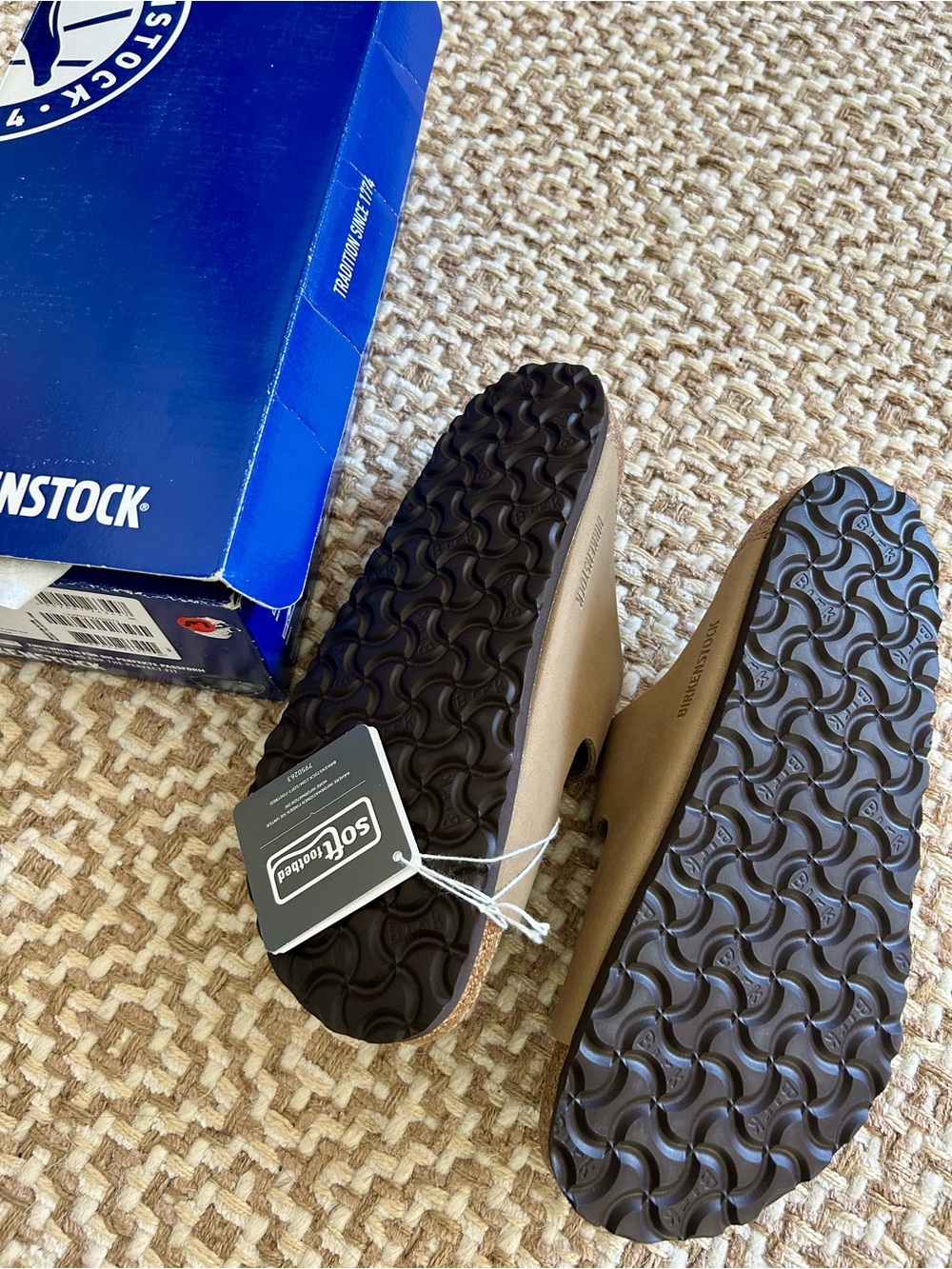 Birkenstock Arizona Oiled Leather Soft Footbed NWT - Picture 4 of 4
